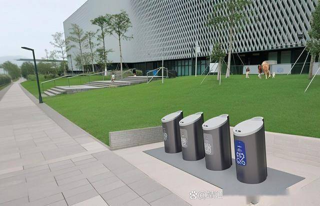 避免了垃圾桶对城市景观的破坏AG真人百家乐智能升降垃圾桶(图5)
